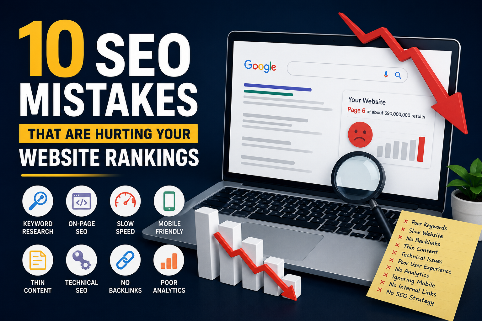 10 SEO Mistakes That Are Hurting Your Websites Ranking